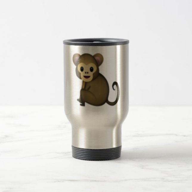 Affe - Emoji Reisebecher (Mittel)