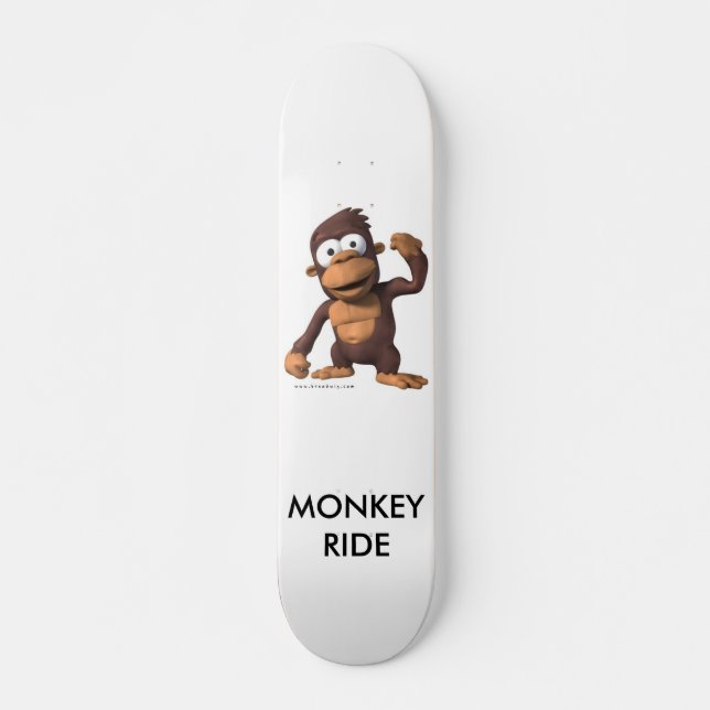 Affe-Fahrt Skateboard (Vorne)