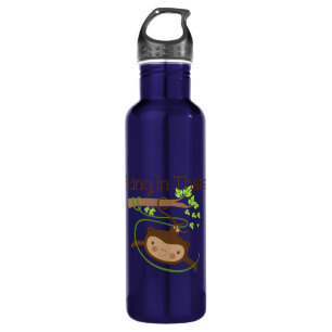 Affe-Fall herein dort Edelstahlflasche