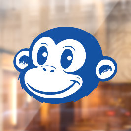 Affe Fensteraufkleber