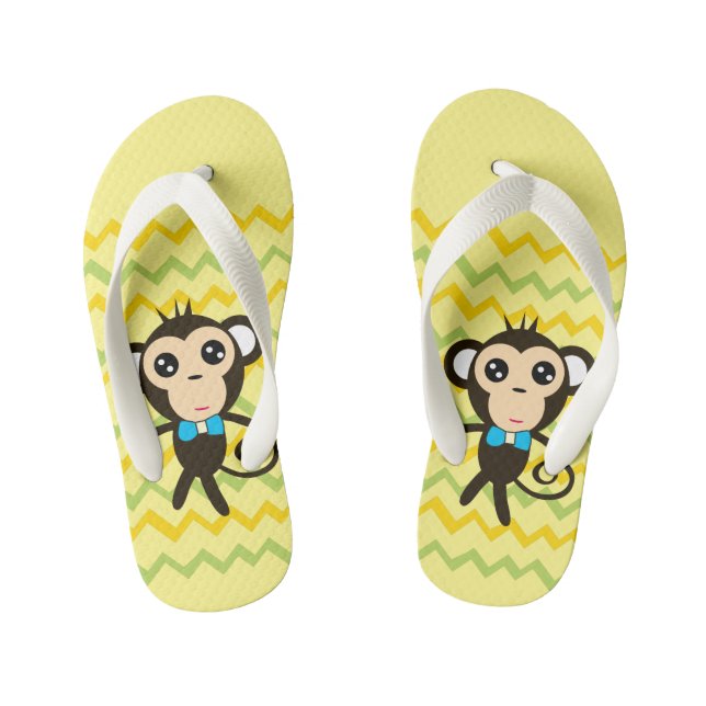 Affe, Flip Flops, Kinder Kinderbadesandalen (Fußbett)