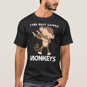 Affe für Jungen Kinder Ape Zoo Wildtier T-Shirt