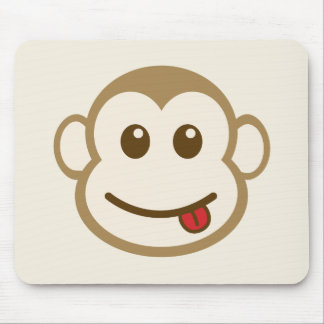 Affe-Gesichts-vektorkunst Mousepad