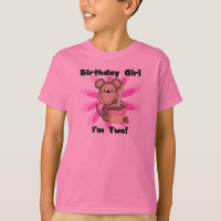 Affe Girl 2. Geburtstag - Tshirts und Geschenke