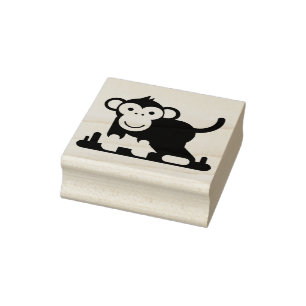 Affe Gummistempel