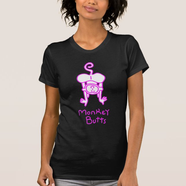 Affe-Hintern T-Shirt (Vorderseite)