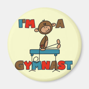 Affe Ich bin ein Turner T-Shirts und Geschenke Magnet