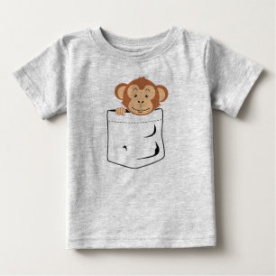 Affe in der Tasche Baby T-shirt