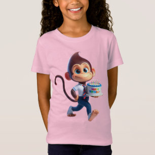 Affe in einem weißen Hemd und Krawatte, Alles Gute T-Shirt