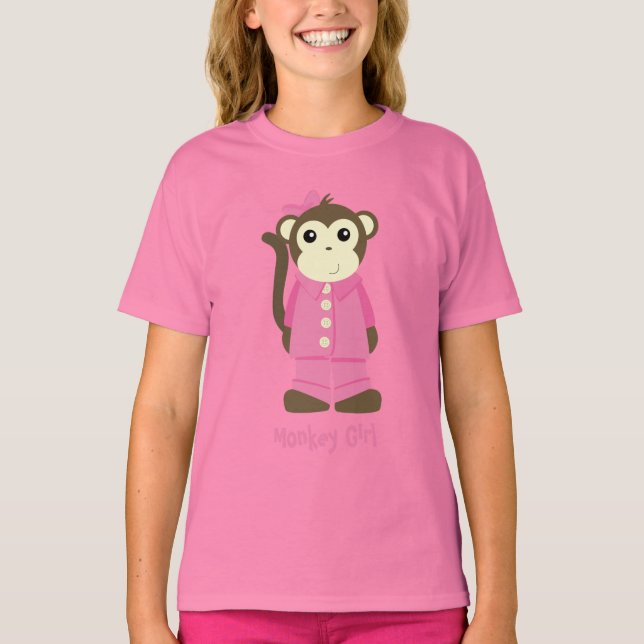 Affe in Pajamas T-Shirt (Vorderseite)