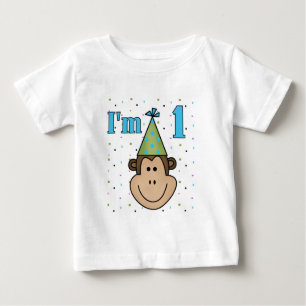 Affe in Party Hat 1st Birthday Tshirts