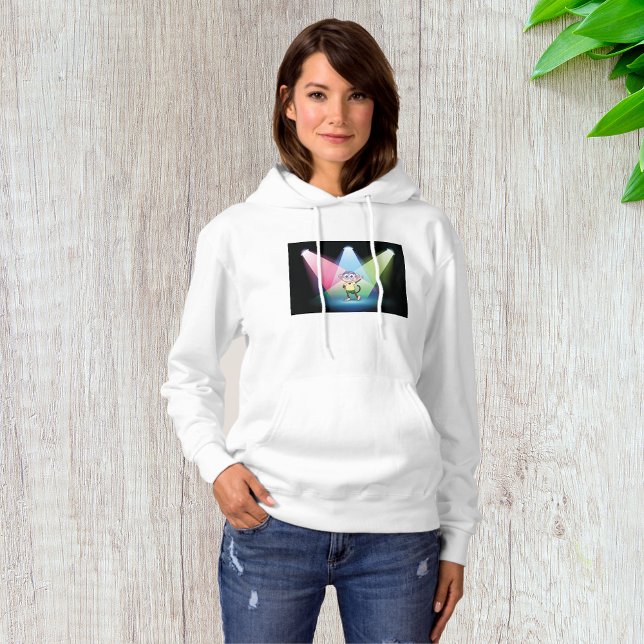 Affe in Spotlights Frauenhoodie Hoodie (Von Creator hochgeladen)