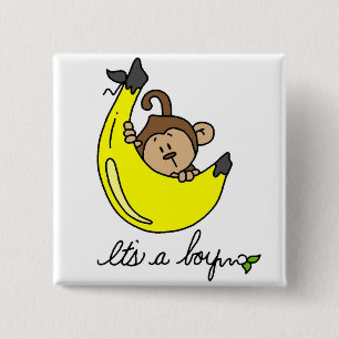 Affe ist es ein Jungen-T-Shirts und Geschenke Button