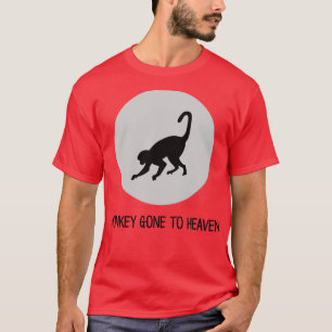 Affe ist schwarz in den Himmel gegangen T-Shirt