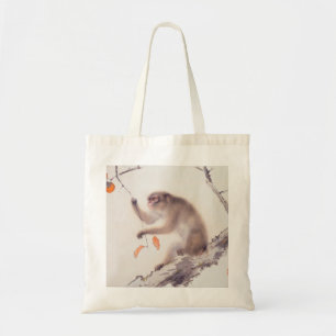 Affe-japanische Malerei-chinesische Tragetasche