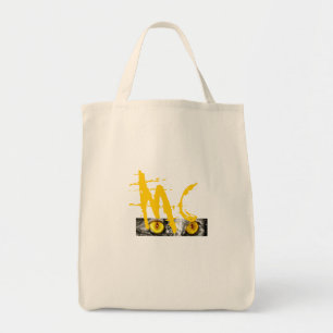 Affe-Katzen-Bio Lebensmittelgeschäft-Taschen-Logo Tragetasche