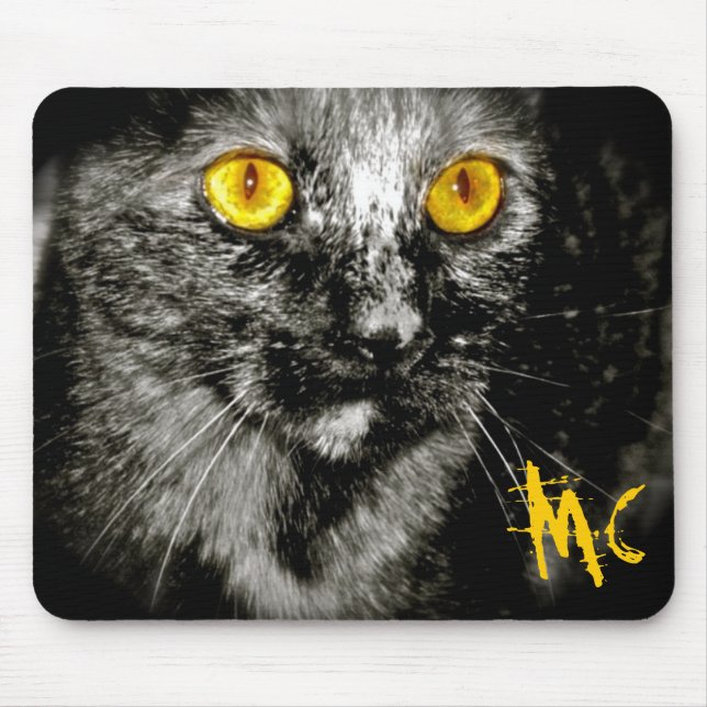 Affe-Katzen-Mausunterlage-voller Rahmen Mousepad (Vorne)