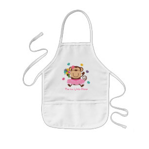 Affe-kleine Schwester Kinderschürze