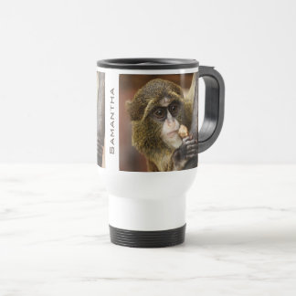 Affe Klettersteig Foto Personalisiert Reisebecher