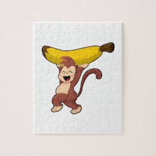 Affe mit Banane