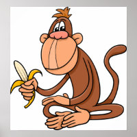 Affe mit Banane