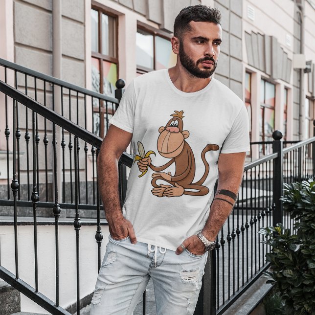 Affe mit Banane T - Shirt (Von Creator hochgeladen)