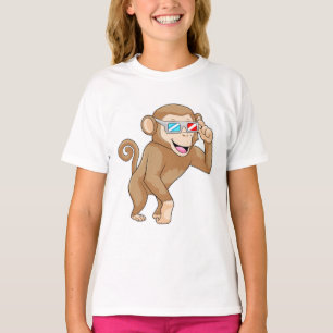 Affe mit Brille T-Shirt