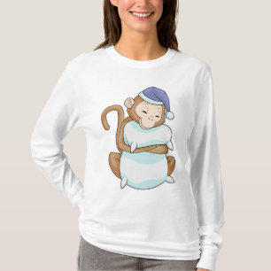 Affe mit Pillow & Sleepyhead T-Shirt