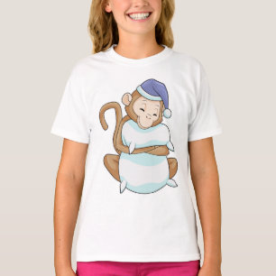 Affe mit Pillow & Sleepyhead T-Shirt
