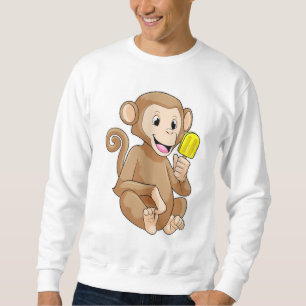 Affe mit Popsikel Sweatshirt