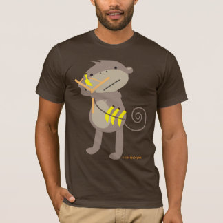 Affe mit Slingshot-Shirt T-Shirt