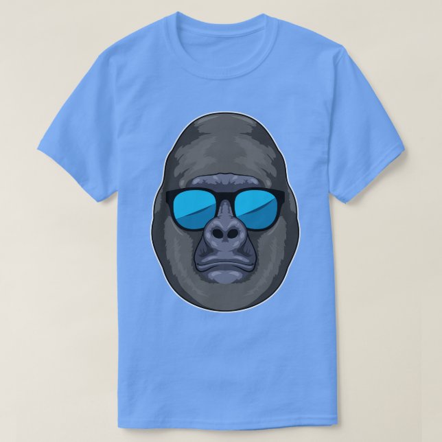 Affe mit Sonnenbrille 4 T-Shirt (Design vorne)