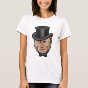 Affe mit Zylinder T-Shirt