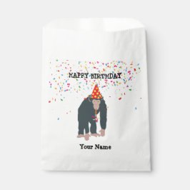 Affe Schimpansen Partying Tiere mit Party Geschenktütchen