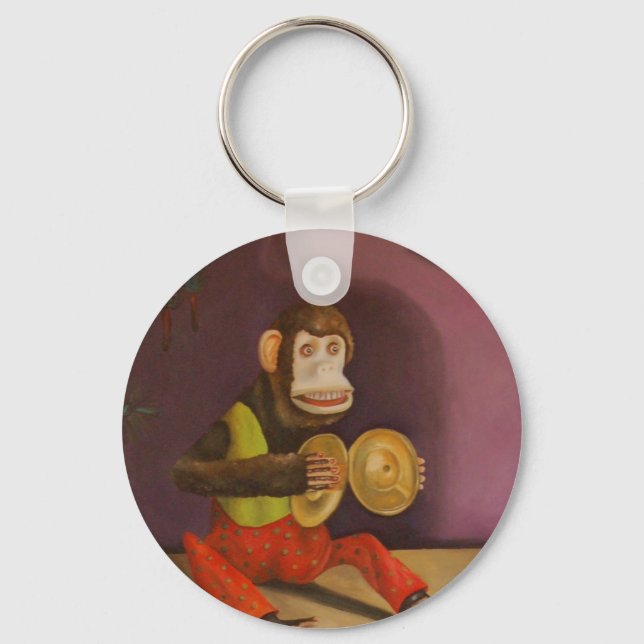 Affe sehen Monkey Do Schlüsselanhänger (Vorderseite)