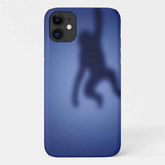 Affe Silhouette Case-Mate iPhone Hülle (Rückseite)