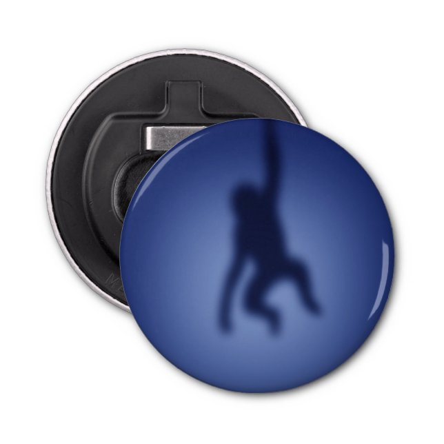 Affe Silhouette Flaschenöffner (Vorderseite)