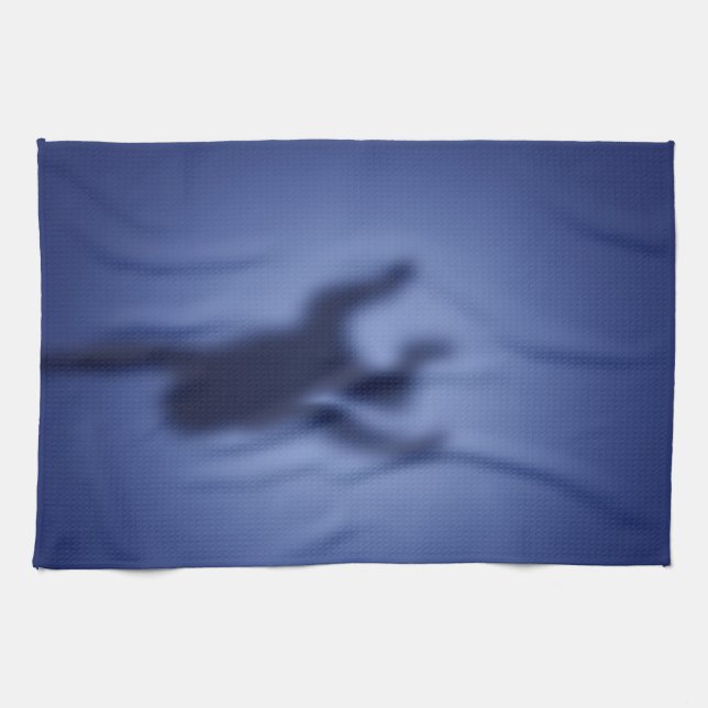 Affe Silhouette Geschirrtuch (Horizontal)