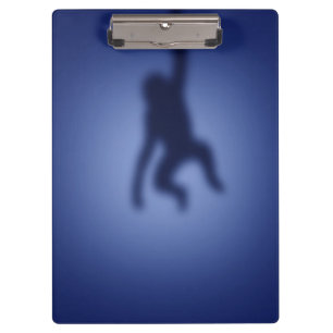 Affe Silhouette Klemmbrett