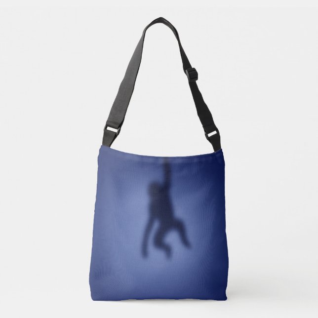 Affe Silhouette Tragetaschen Mit Langen Trägern (Vorderseite)