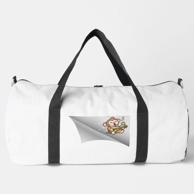Affe singen unter dem Pflaster Duffle Bag (Vorderseite)