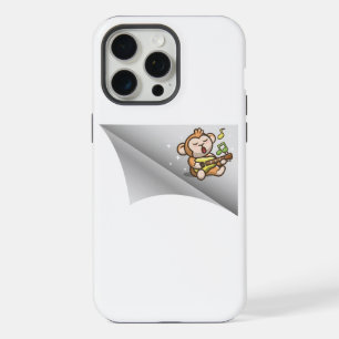 Affe singt unter dem Fleck iPhone 15 Pro Max Hülle