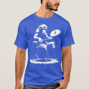 Affe spielt auf den Trommeln T-Shirt