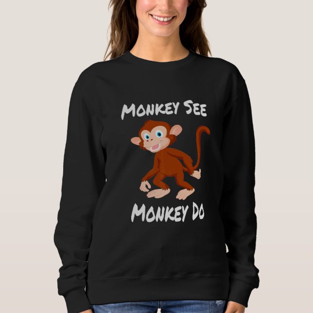 Affe Sweatshirt (Vorderseite)