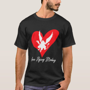 Affe T-Shirts für Männer graue Affen Fliegen 2