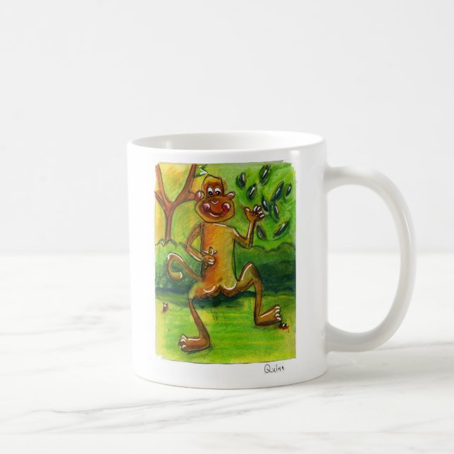 Affe-Tasse Kaffeetasse (Rechts)