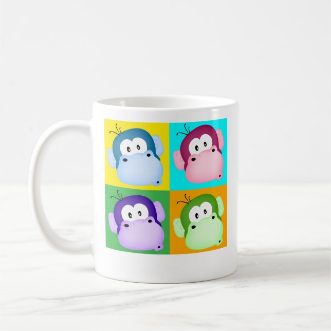 Affe-Tasse Kaffeetasse (Links)