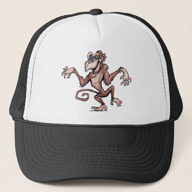 Affe Truckerkappe (Vorderseite)