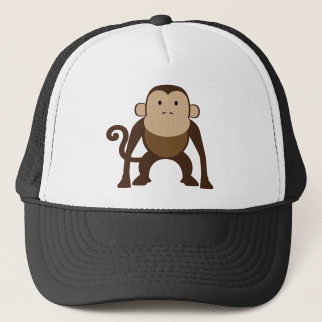 Affe Truckerkappe (Vorderseite)