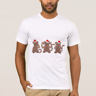 Affe Weihnachten T-Shirt
